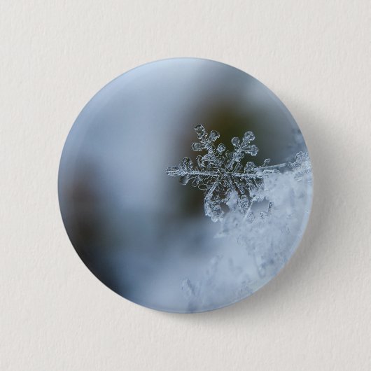 Icy Snowflake Button (Vorderseite)