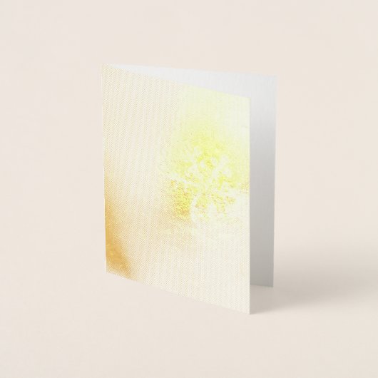 Icy Snowflake Folienkarte (Vorderseite)