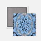 Icy Snowflake... Magnet (Vorderseite/Rückseite)