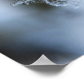 Icy Snowflake Poster (Ecke)
