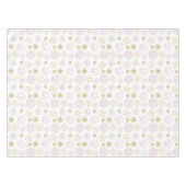 Icy Snowflake Winter Wonderland Tischdecke (Vorderseite (Horizontal))