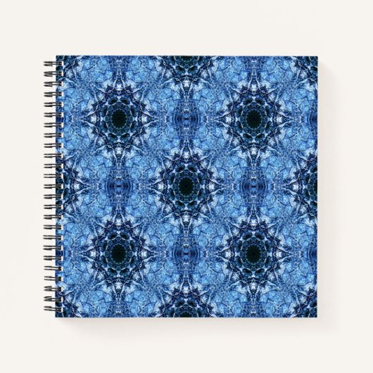 Icy Snowflakes Notizblock (Vorderseite)