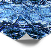 Icy Snowflakes.. Poster (Ecke)