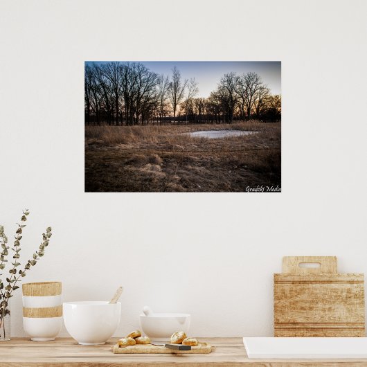 Icy Spring Poster (Küche)