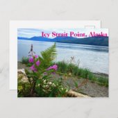 Icy Strait Point, Alaska Postcard Postkarte (Vorne/Hinten)
