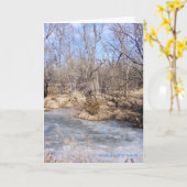 Icy Stream1 Karte (Gelbe Blume)