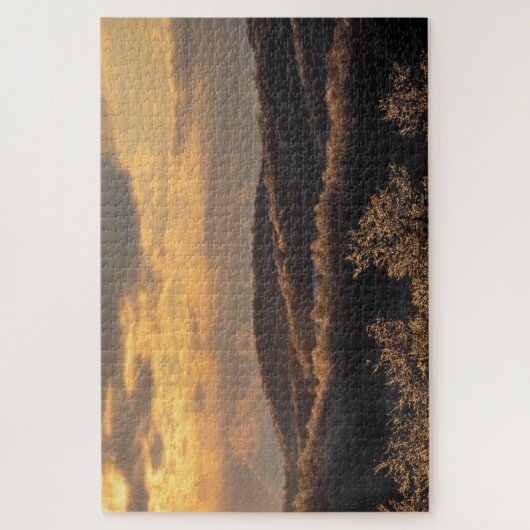 Icy Sunset Puzzle (Vertikal)