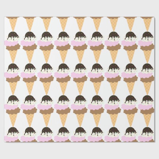 Icy Süße Geschenkpapier (Flach)