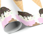 Icy Süße Geschenkpapier (Rolleneckpunkt)