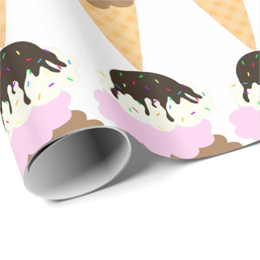 Icy Süße Geschenkpapier (Rolleneckpunkt)