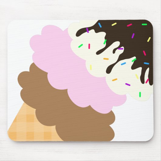 Icy Süße Mousepad (Vorne)