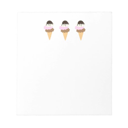 Icy Süße Notizblock (Vorderseite)