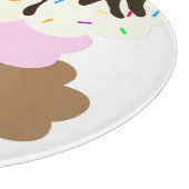 Icy Süße Schneidebrett (Ecke)