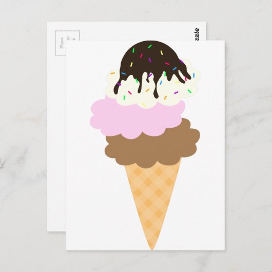 Icy Sweetness Postkarte (Vorne/Hinten)