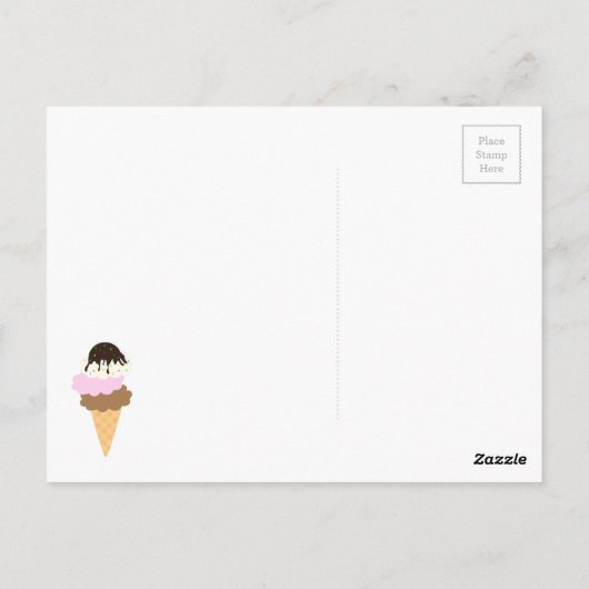 Icy Sweetness Postkarte (Rückseite)