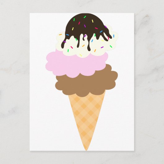 Icy Sweetness Postkarte (Vorderseite)