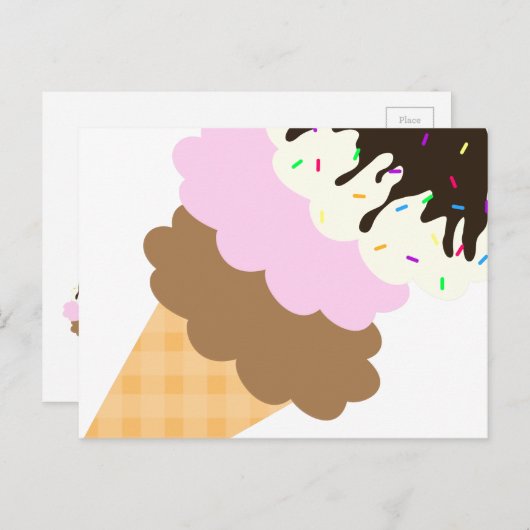 Icy Sweetness Postkarte (Vorne/Hinten)