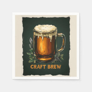 Icy-Tasse des Handwerksbiers Serviette