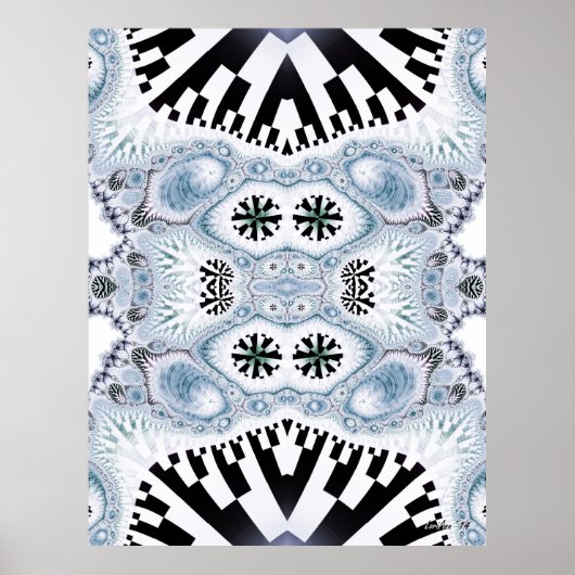 Icy Tiles Poster (Vorne)