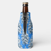 Icy Tree Dreams Snowy Forest Flaschenkühler (Flasche Rückseite)