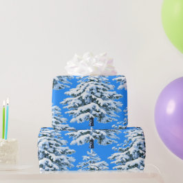 Icy Tree Dreams Snowy Forest Geschenkpapier