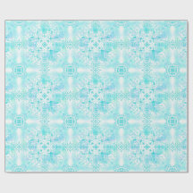 Icy Trees Winter Wrapping Paper