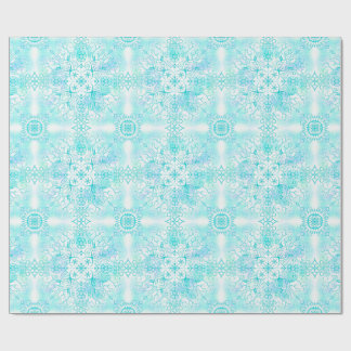 Icy Trees Winter Wrapping Paper Geschenkpapier