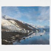 Icy Uni Fjord Fleecedecke (Vorderseite (Horizontal))