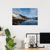 Icy Uni Fjord Poster (Heimbüro)