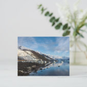 Icy Uni Fjord Postkarte (Stehend Vorderseite)