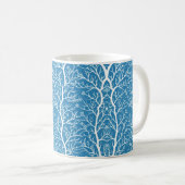 Icy Winter Pattern Coffee Tasse (VorderseiteRechts)