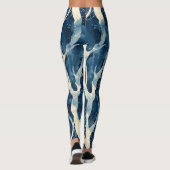 Icy Winter Pattern Leggings (Rückseite)