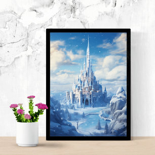 Icy Wonder: Poster von Grand Ice Castle