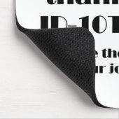 ID10T Dank Mousepad (Ecke)