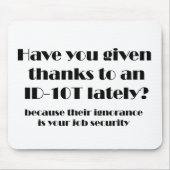 ID10T Dank Mousepad (Vorne)