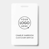 ID Abzeichen Card Firmenmitarbeiter Benutzerdefini Ausweis (Rückseite)