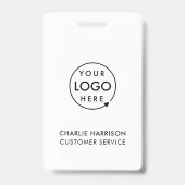 ID Abzeichen Card Firmenmitarbeiter Benutzerdefini Ausweis (Vorderseite)