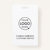 ID Abzeichen Card Firmenmitarbeiter Benutzerdefini Ausweis (Rückseite)