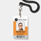 ID-Abzeichen mit Lanyards für Geschäftsmitarbeiter Ausweis (Vorderseite mit Schlüsselband)