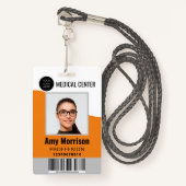 ID-Abzeichen mit Lanyards für Geschäftsmitarbeiter Ausweis (Vorderseite mit Schlüsselband)