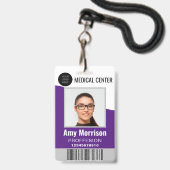 ID-Abzeichen mit Lanyards für Geschäftsmitarbeiter Ausweis (Front with Lanyard)