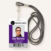 ID-Abzeichen mit Lanyards für Geschäftsmitarbeiter Ausweis (Vorderseite mit Schlüsselband)