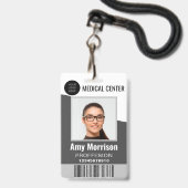 ID-Abzeichen mit Lanyards für Geschäftsmitarbeiter Ausweis (Front with Lanyard)