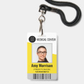 ID-Abzeichen mit Lanyards für Geschäftsmitarbeiter Ausweis (Front with Lanyard)