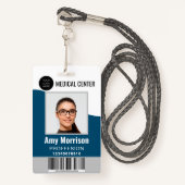 ID-Abzeichen mit Lanyards für Geschäftsmitarbeiter Ausweis (Vorderseite mit Schlüsselband)