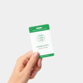 ID Abzeichen Template Children School Tour Musik-T Ausweis (Handheld)