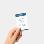 ID Abzeichen Template Children School Tour Musik-T Ausweis (Handheld)