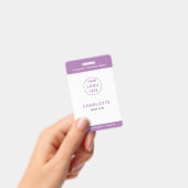 ID Abzeichen Template Children School Tour Musik-T Ausweis (Handheld)