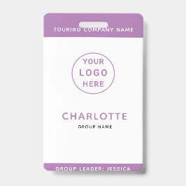 ID Abzeichen Template Children School Tour Musik-T Ausweis