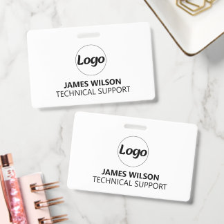 ID Badge Card | Business Employee Staff Logo Ausweis